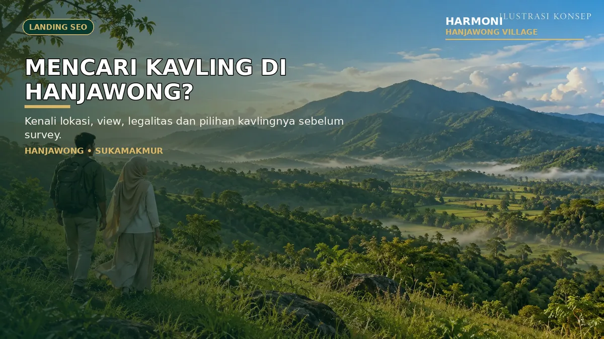 Kavling Hanjawong Sukamakmur