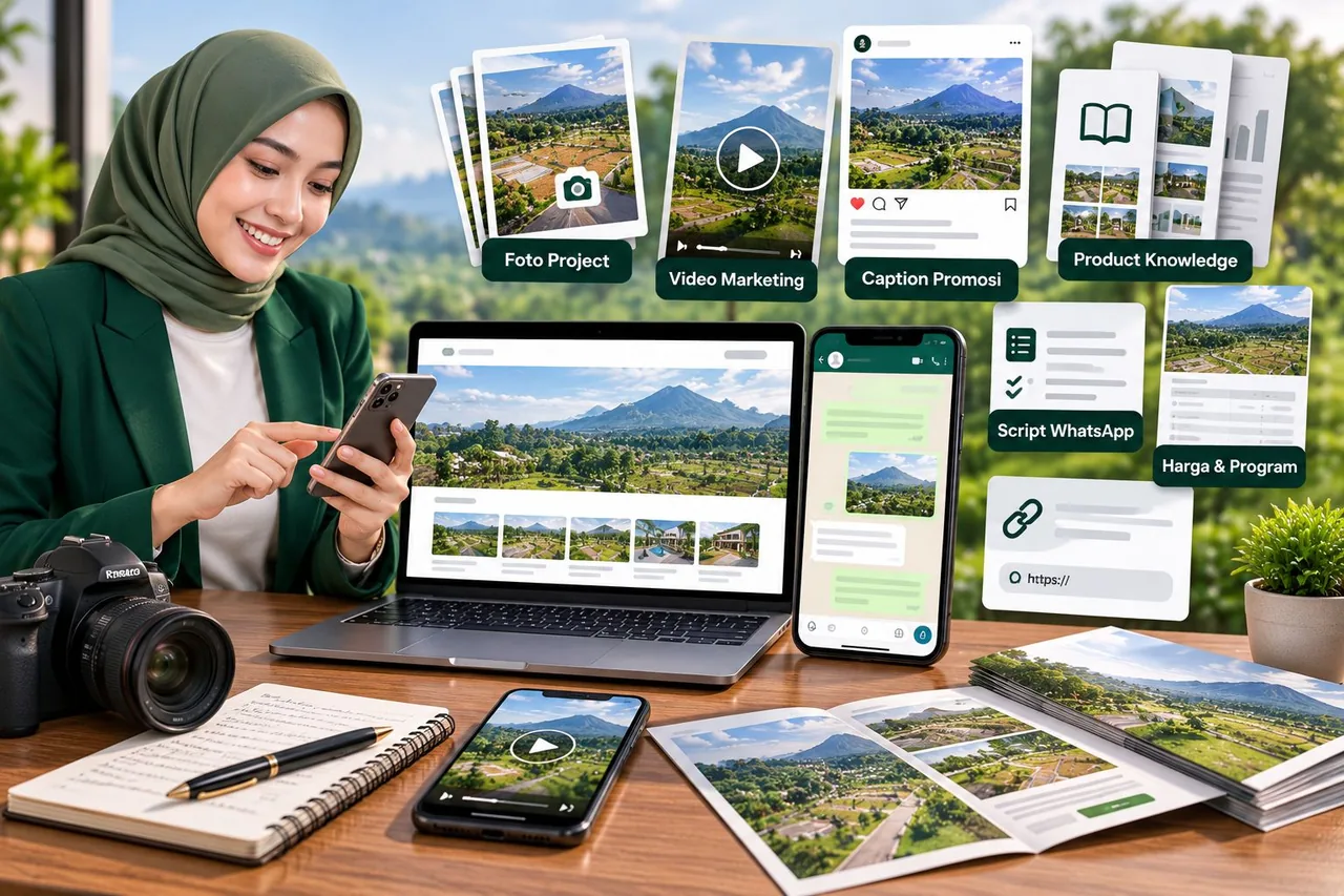 Ilustrasi Marketing Kit RDA LAND