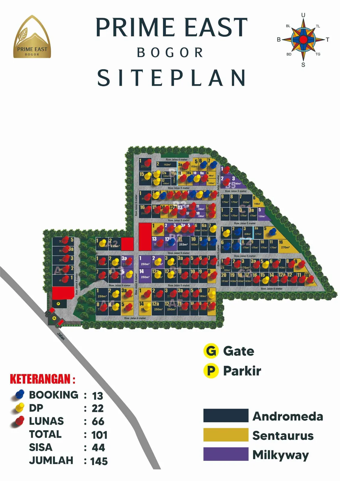 Siteplan Prime East Bogor