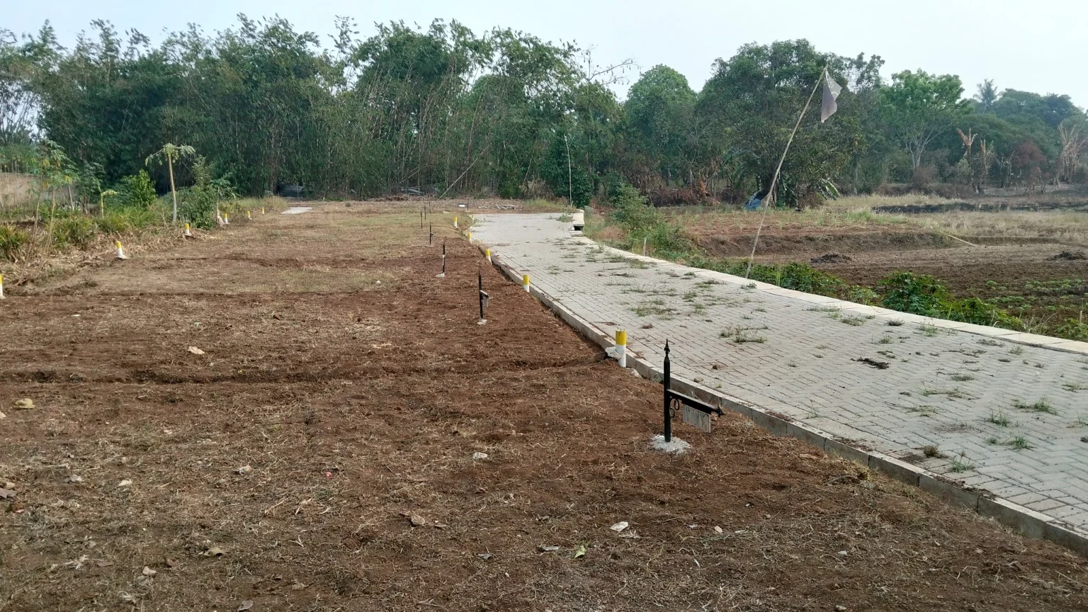 Kondisi aktual area kavling Victory Land Setu II