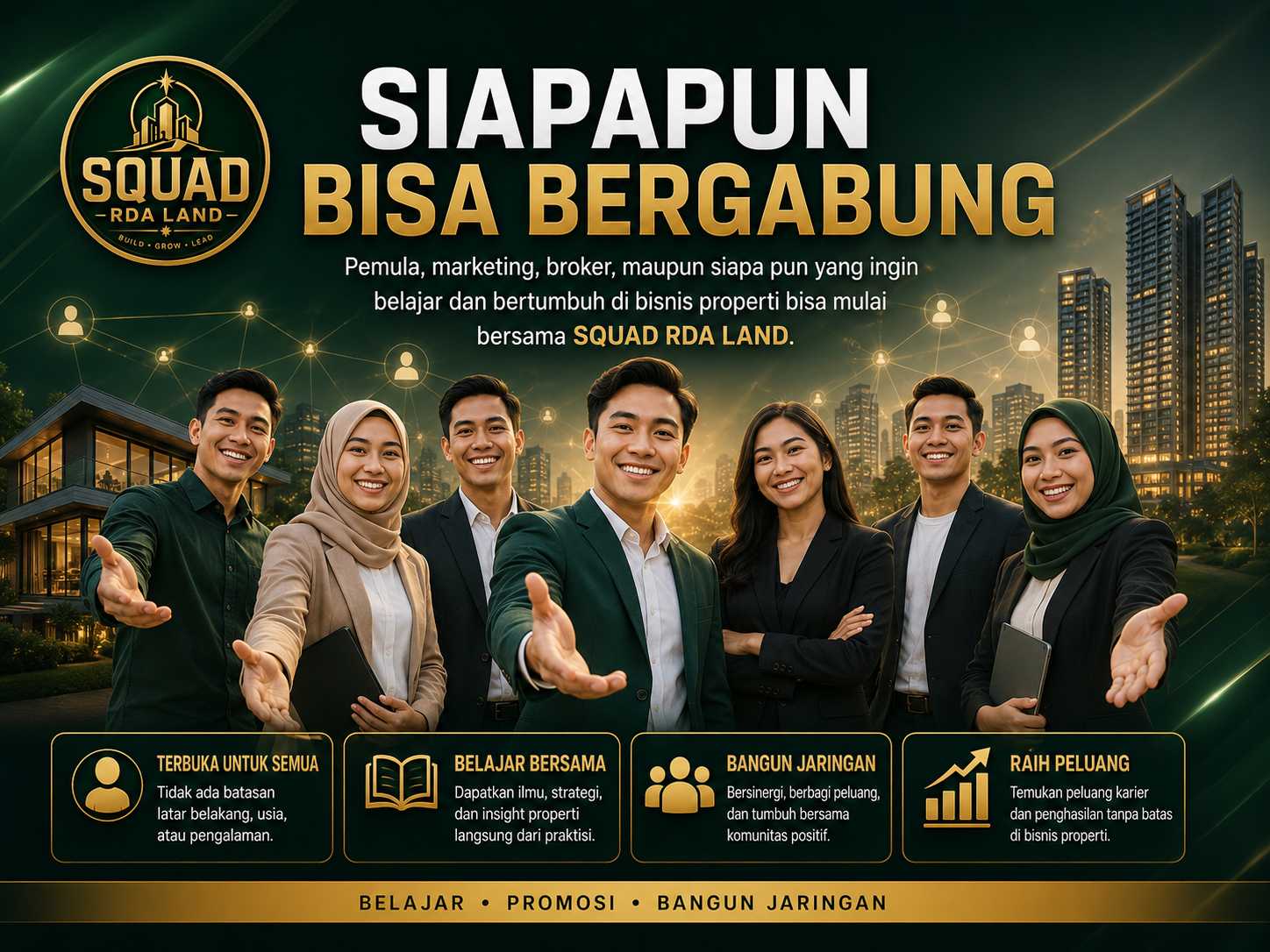 Siapapun bisa bergabung di SQUAD RDA LAND