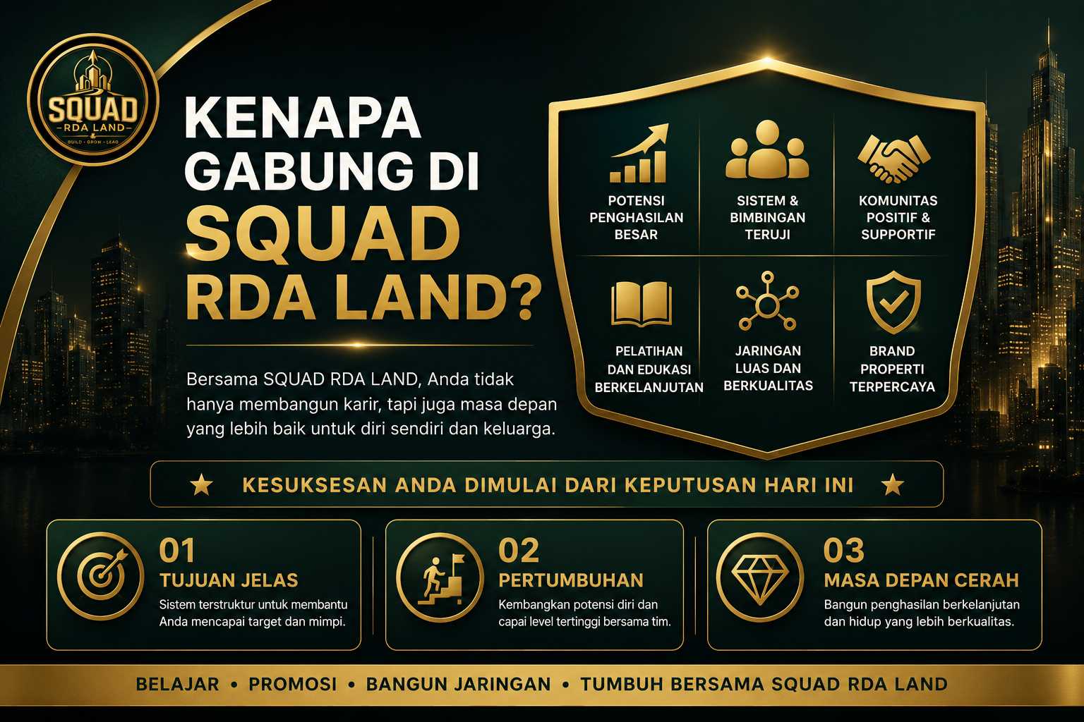 SQUAD RDA LAND lebih dari sekadar komunitas