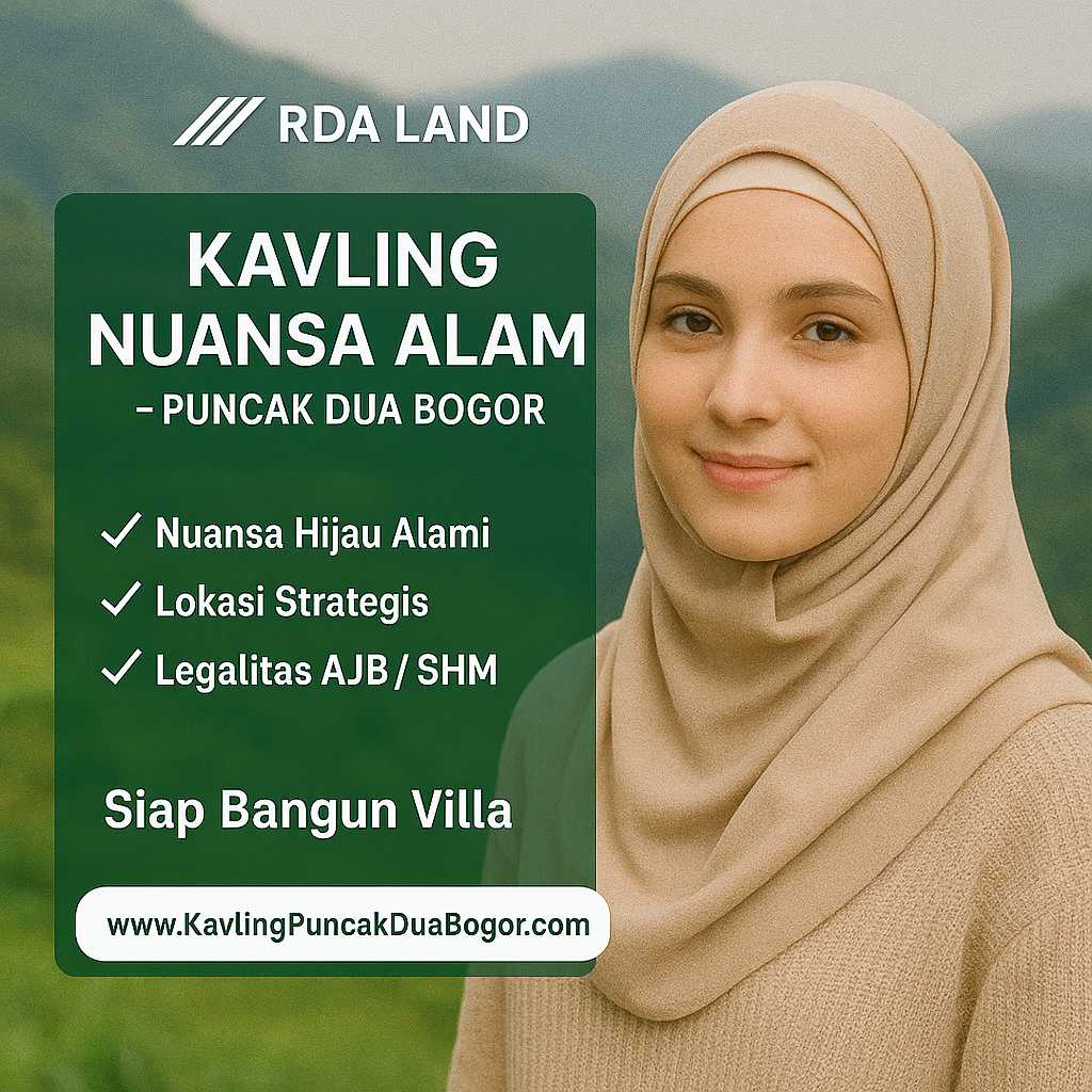 kavling nuansa alam puncak dua bogor