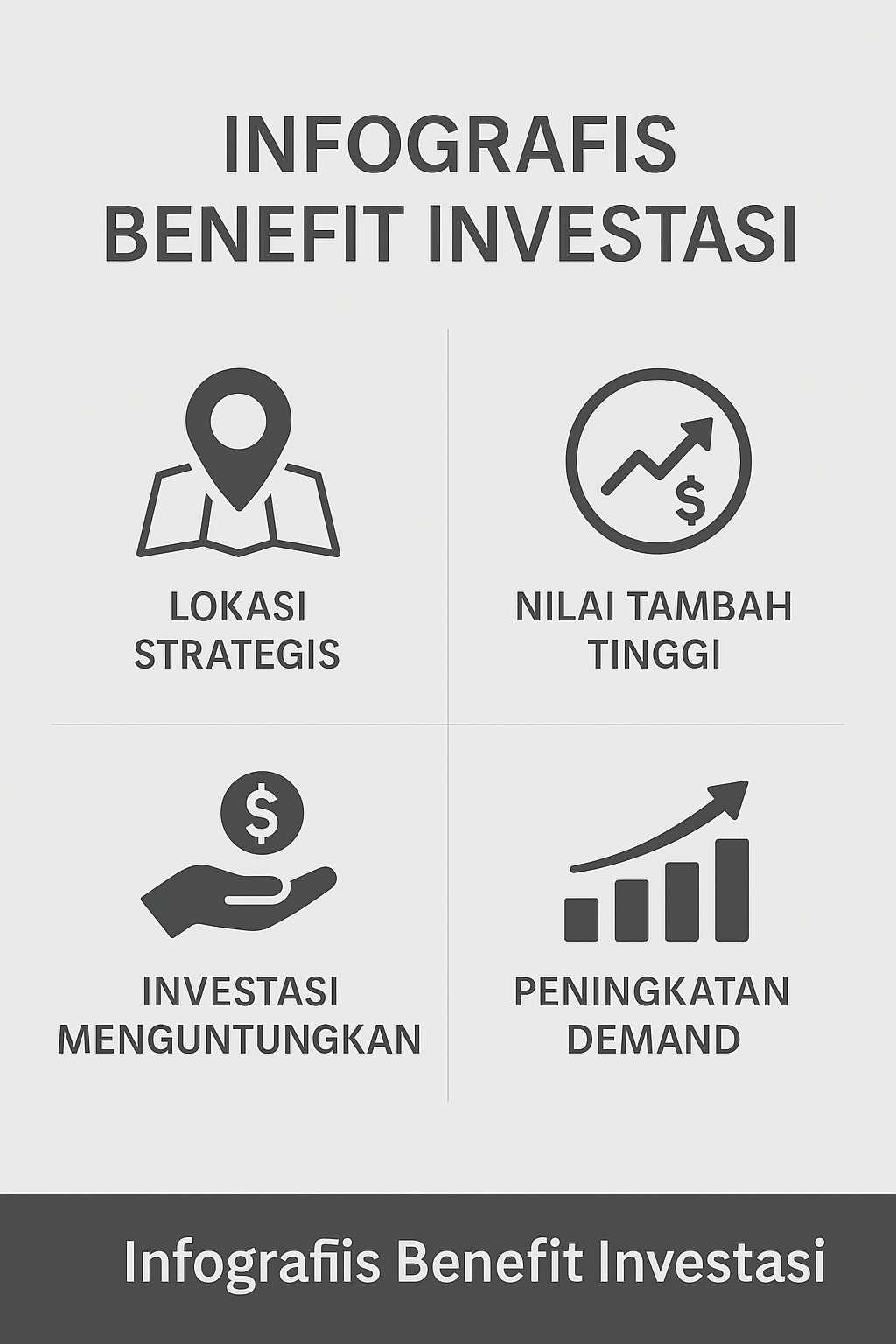 Infografis benefit investasi Kavling Nuansa The Hanjawong Villas: SHM, zona kuning, view gunung, harga menarik