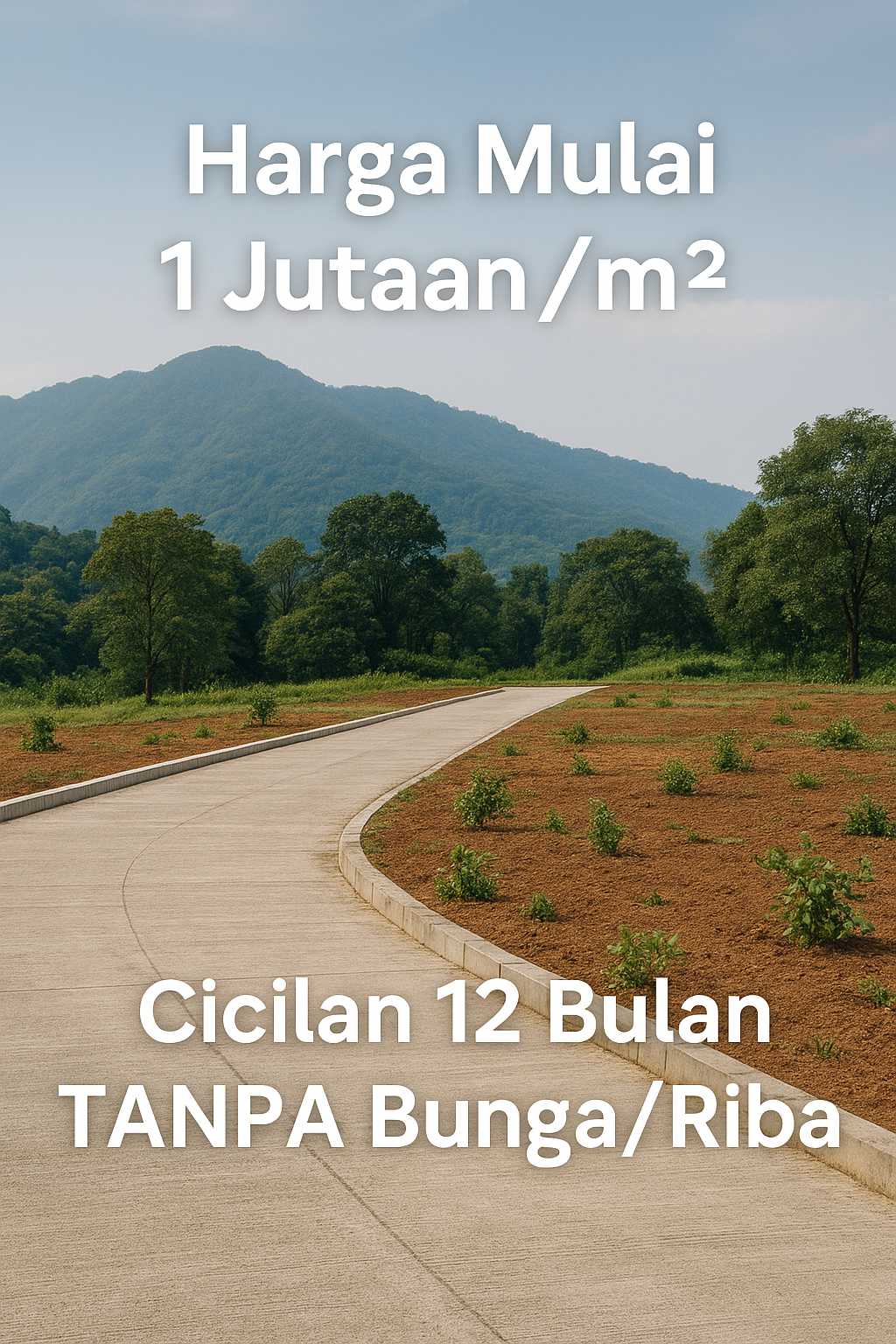 Promo kavling SHM legal di Puncak Dua Bogor zona kuning PP3