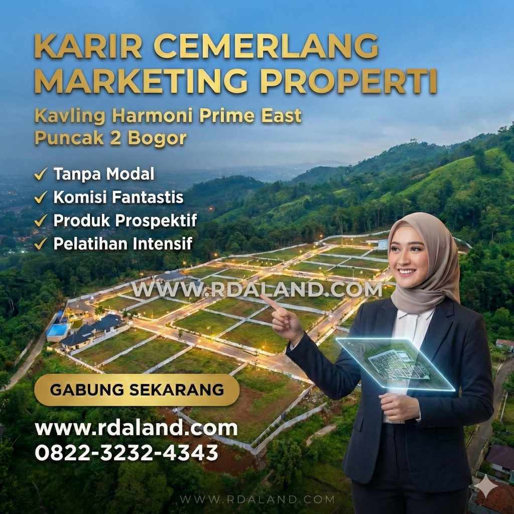 Marketing Property Freelance Bogor - Tanpa Modal dan Bimbingan Full