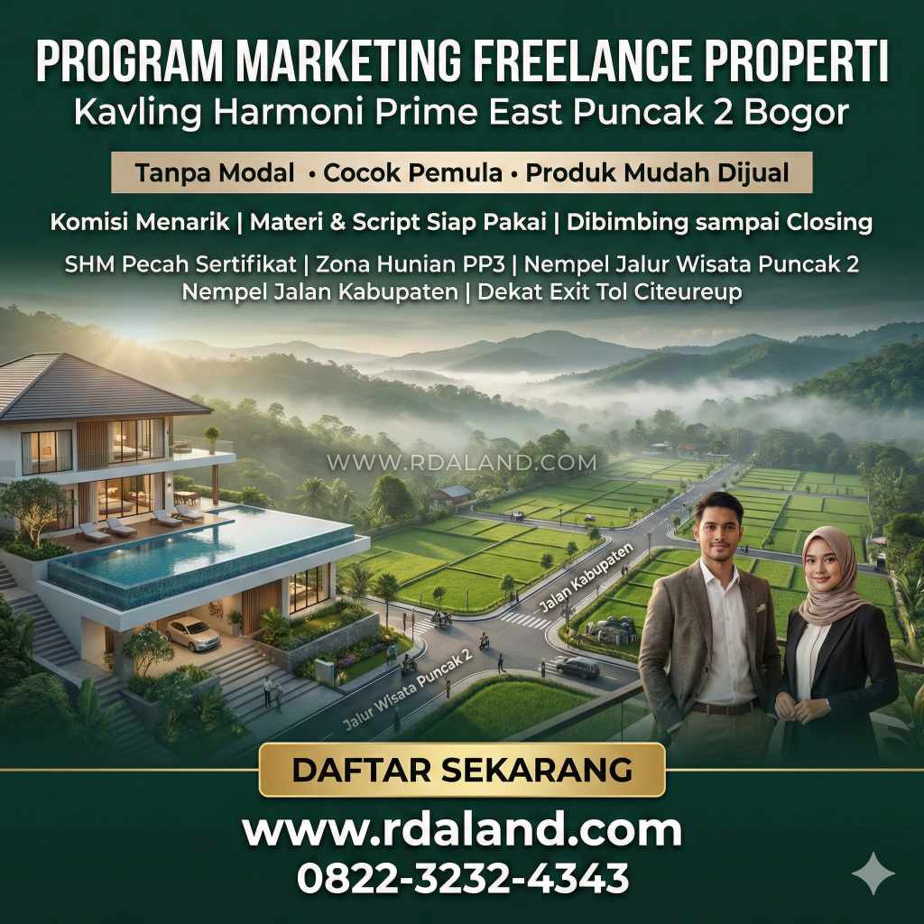 Dicari Marketing Property Freelance untuk Wilayah Depok