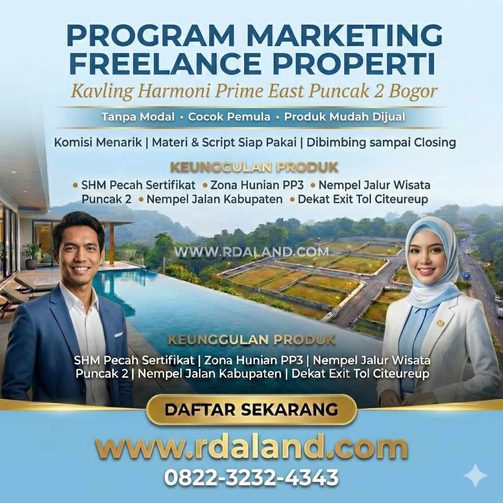 Lowongan Marketing Property Jakarta Selatan - Freelance Tanpa Ikat