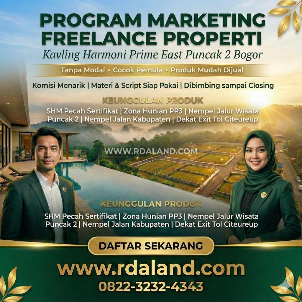 Marketing Property Freelance Jakarta Utara - Bimbingan Hingga Closing