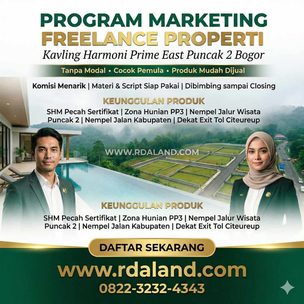 Lowongan Kerja Agen Property Bogor - Tanpa Pengalaman Dibimbing